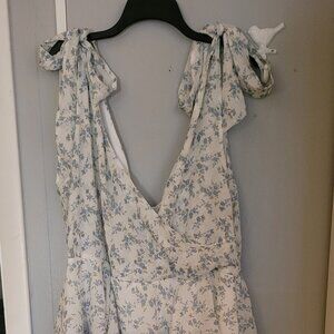 Long flowy tiered dress